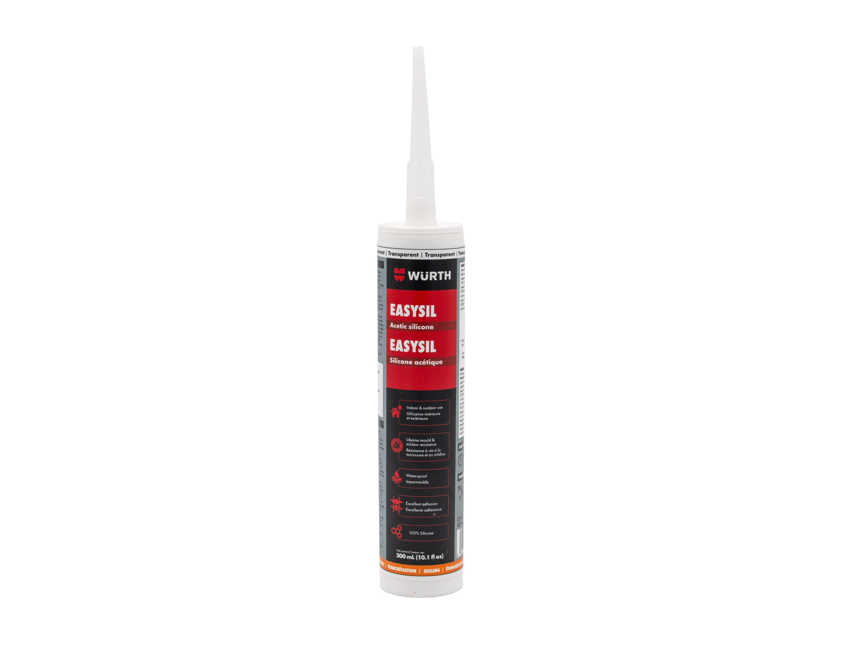 EASYSIL ACETIC SILICONE TRANSPARNT 300ML